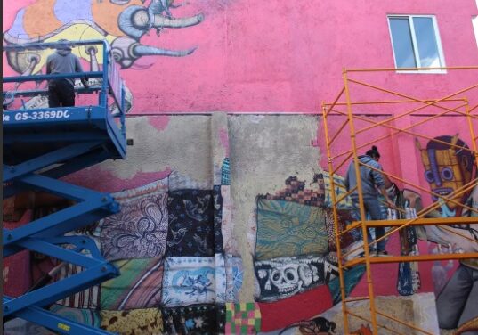 El Museo Nacional de Culturas Populares celebra la restauración del mural Tejedores de Sueños