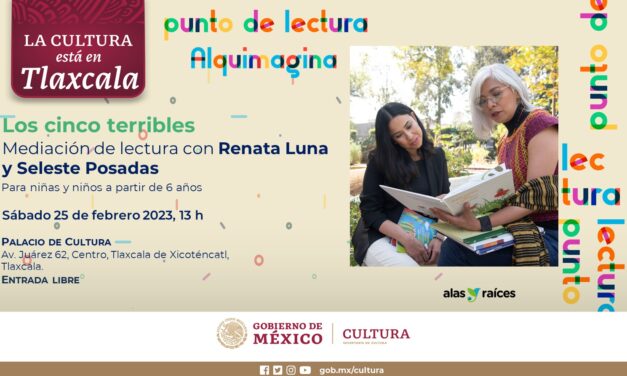 Vuelven las actividades del Punto de lectura “Alquimagina” al Palacio de Cultura, en Tlaxcala