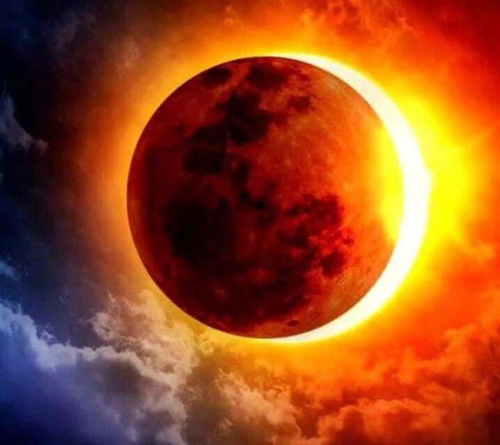 El eclipse hibrido de hoy….