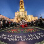 Alfombras y tapetes de aserrín en Uriangato Guanajuato