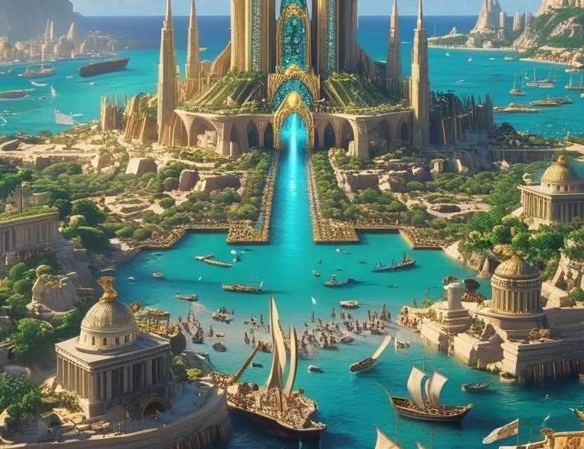 El antiguo continente sumergido de la Atlántida