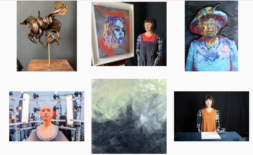 «Ai-Da», la primer robot que hace obras de arte