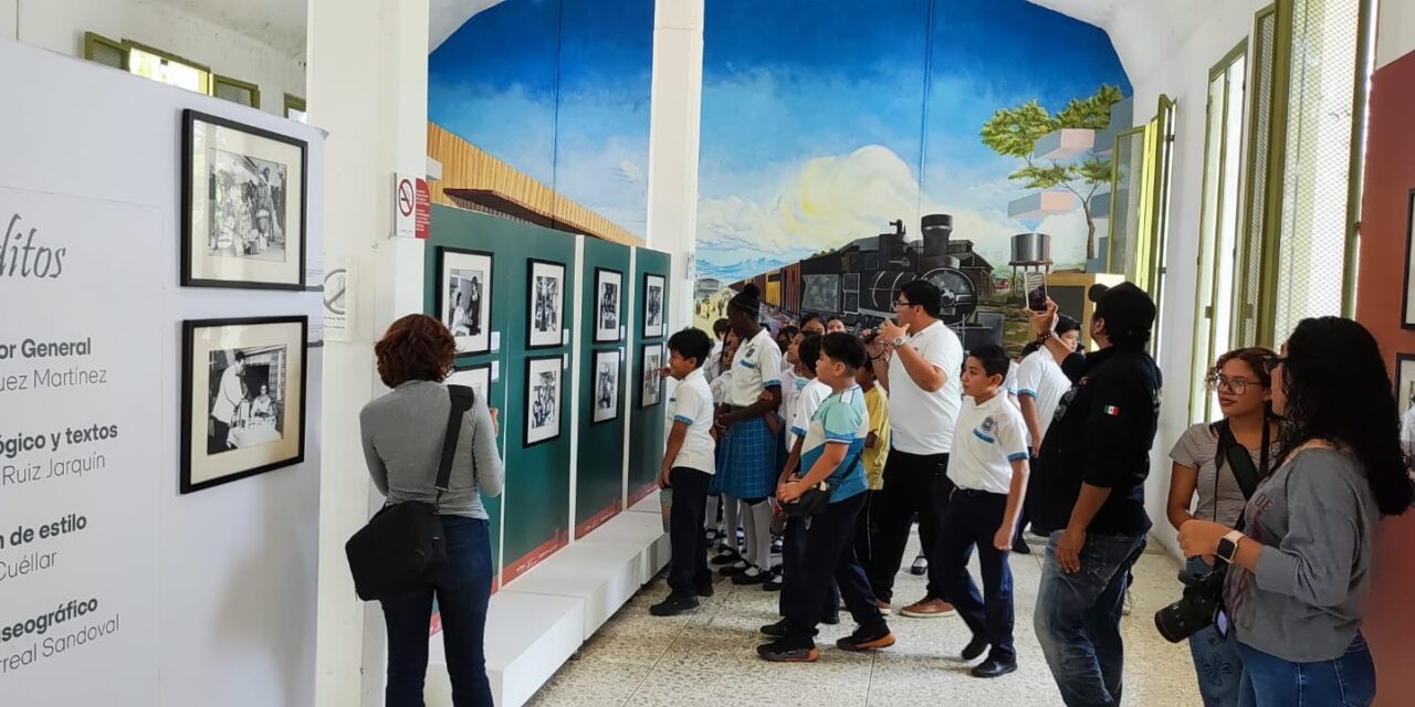 CON UN AMPLIO CATÁLOGO DE EXPOSICIONES ITINERANTES SE DIFUNDE EL PATRIMONIO FERROVIARIO DE MÉXICO.