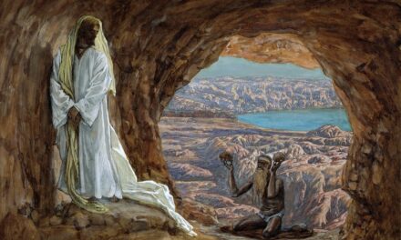 Pintura de «Jesús tentado en el desierto» del Brooklyn Museum, de Nueva York.