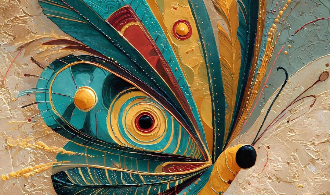 La oración de la mariposa emplumada