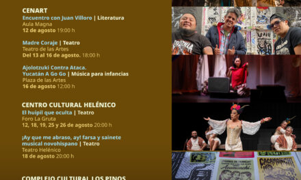 DIVERSA OFERTA CULTURAL DE TEATRO, LITERATURA, MÚSICA Y ARTE URBANO EN RECINTOS DE LA CIUDAD DE MÉXICO